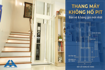 Thang máy gia đình không hố pit: Bản vẽ và bảng giá 2026