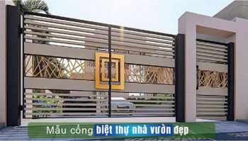 BST mẫu cổng biệt thự nhà vườn đẹp – Tôn vinh ngoại thất