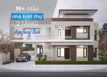 99+ Mẫu nhà biệt thự 2 tầng đẹp lung linh – Xu hướng mới nhất 2025
