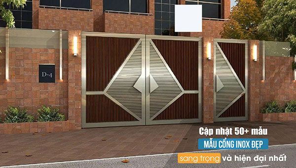 Cập nhật 50+ mẫu cổng inox đẹp sang trọng, hiện đại nhất 2025
