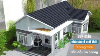 88+ Mẫu nhà cấp 4 mái Thái ở nông thôn dẫn đầu xu hướng 2025