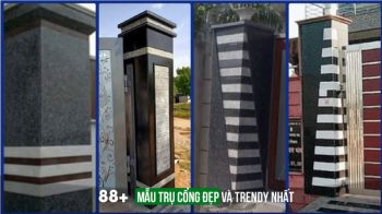88+ Mẫu trụ cổng đẹp và trendy nhất cho năm 2025