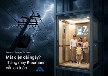 Những điều cần biết khi thang máy mất điện và giải pháp an toàn vượt trội từ thang máy Kleemann