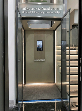 Những lưu ý không nên bỏ qua khi lắp đặt thang máy cho nhà cải tạo!
