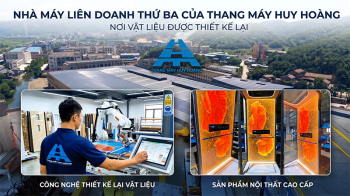 Nhà máy liên doanh thứ ba của thang máy Huy Hoàng - Nơi vật liệu được thiết kế lại