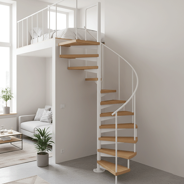 cách chọn cầu thang gác lửng phòng trọ