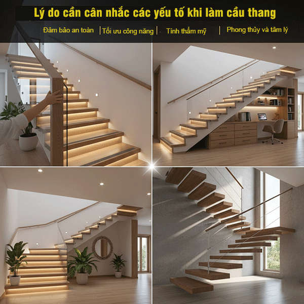yếu tố cân nhắc khi làm cầu thang