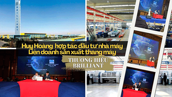 huy hoàng hợp tác đầu tư nhà máy sản xuất thang máy