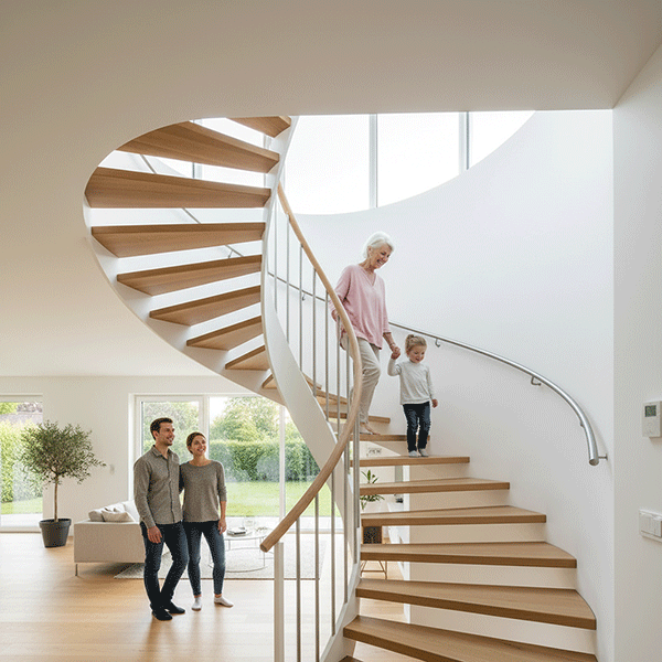 lưu ý khi chọn kích thước cầu thang