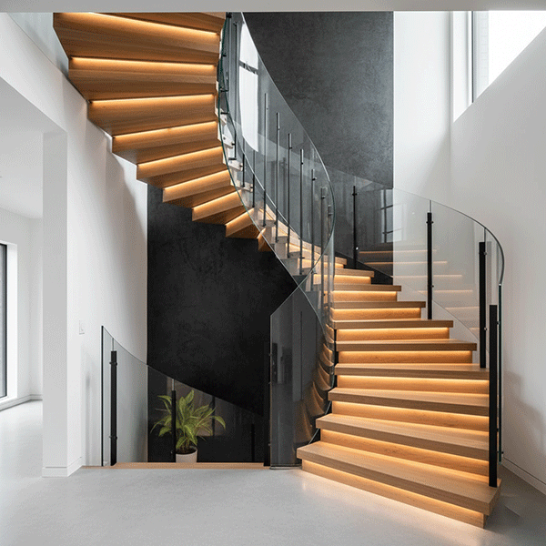 mẫu cầu thang gỗ 3