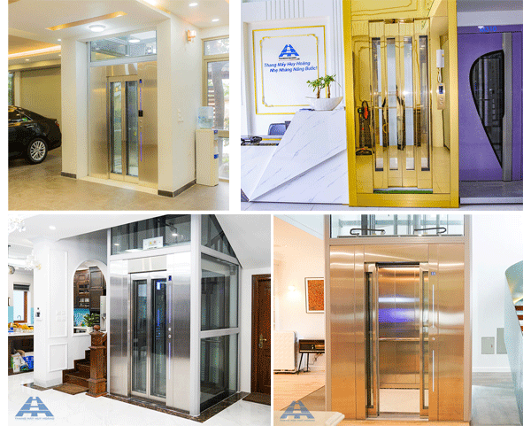 thang máy phù hợp nhà có cầu thang xoắn