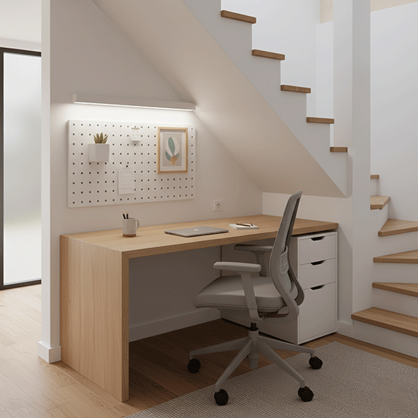 ý tưởng trang trí gầm cầu thang 4