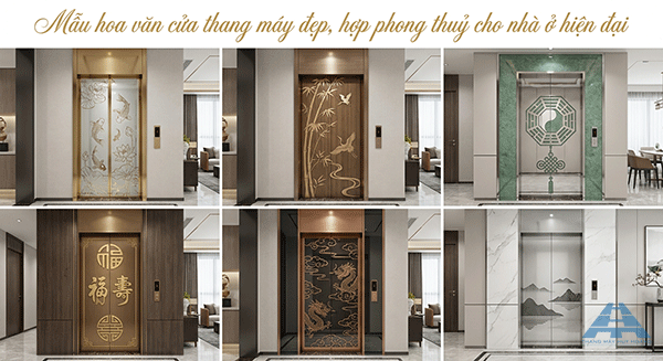 mẫu hoa văn cửa thang máy
