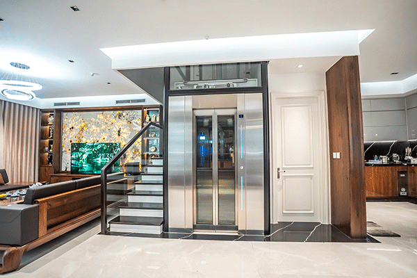 mẫu thang máy không phòng máy 3