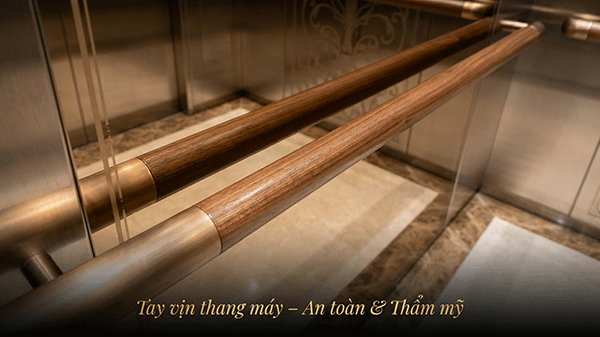 tay vịn thang máy