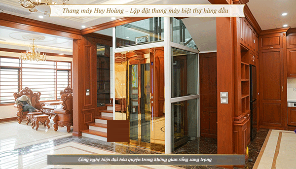 thang máy huy hoàng lắp đặt thang máy biệt thự