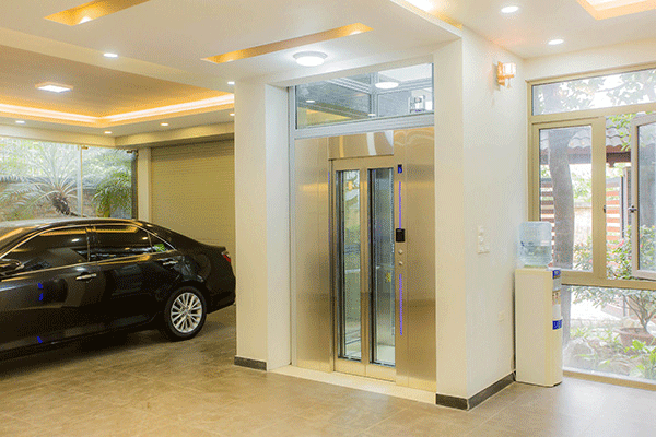 thang máy trục vít klemann