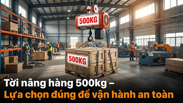tời nâng hàng 500kg