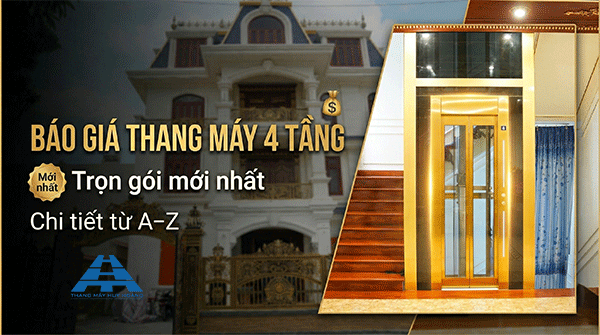 báo giá thang máy 4 tầng