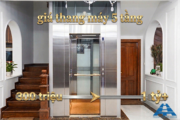 thang máy gia đình 5 tầng giá bao nhiêu
