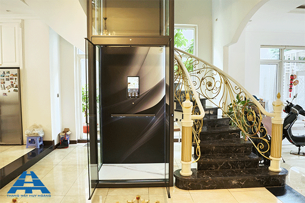 công trình 1 thang máy huy hoàng luxury