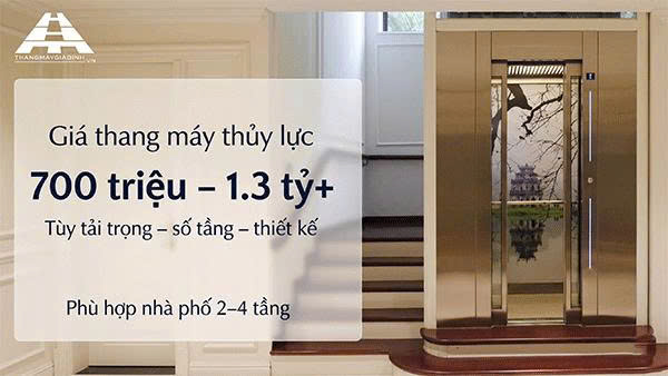 giá thang máy thuỷ lực là bao nhiêu