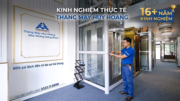 kính nghiệm thực tế từ thang máy huy hoàng