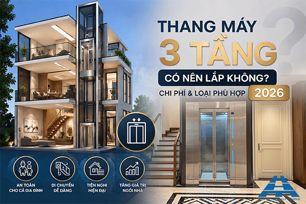 thang máy gia đình 3 tầng