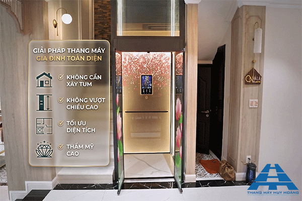 thang máy không phòng máy giải quyết gì