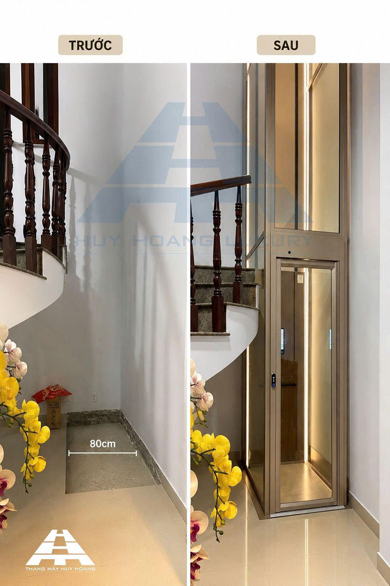 Dự án lắp đặt thang máy siêu nhỏ luxury tại Phường Thủ Đức - TPHCM