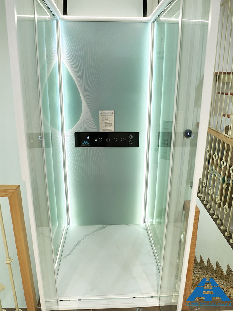 dự án thang máy huy hoàng luxury 320kg tại thủ đức 3