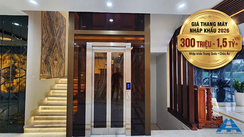 giá thang máy nhập khẩu khoảng bao nhiêu