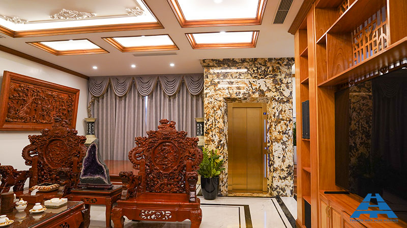 mẫu thang máy biệt thự 6