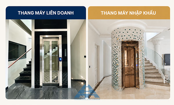 so sánh thang máy liên doanh và thang máy nhập khẩu