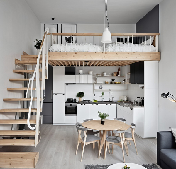 đôi nét về cầu thang gác lửng
