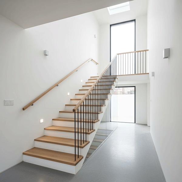 kích thước cầu thang nhà ống 5m tiêu chuẩn