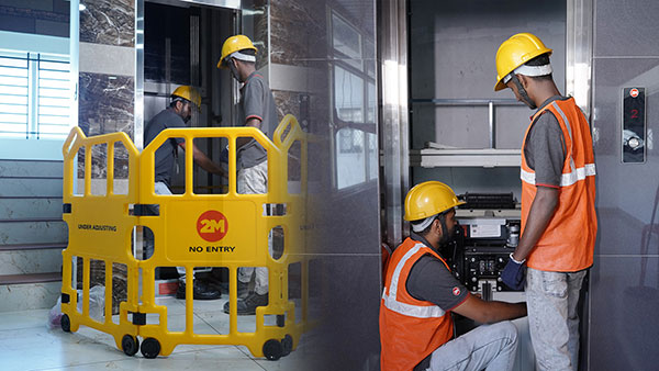 quy trình sửa chữa thang máy tại huy hoàng
