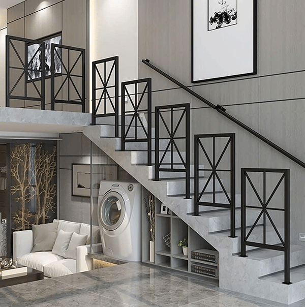 vì sao nên quan tâm đến kích thước cầu thang nhà ống 5m