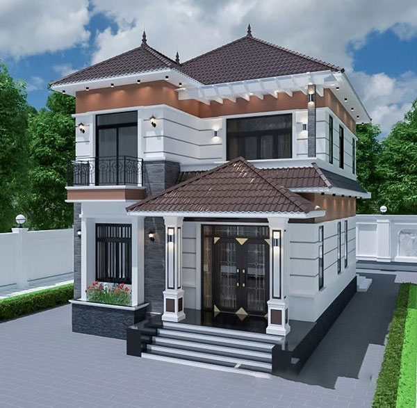 đặc điểm của mẫu nhà 2 tầng mái nhật