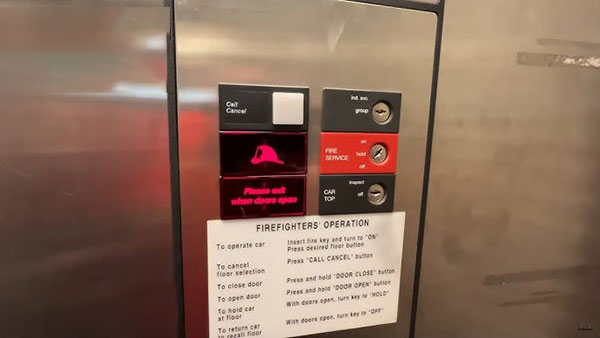 cấu tạo và nguyên lý hoạt động thang máy chữa cháy