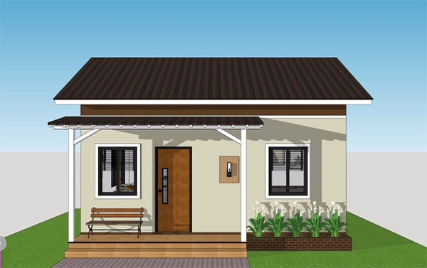 chi phí xây dựng nhà ống 1 tầng nông thôn