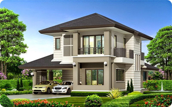 giới thiệu mẫu nhà biệt thự 2 tầng