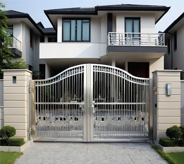 lợi ích khi chọn mẫu cổng inox 2 cánh