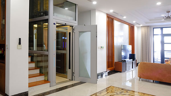 lưu ý khi thiết kế nhà 6x15m thang máy