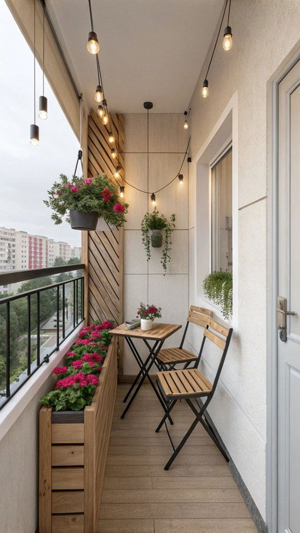 mẫu ban công đẹp cho nhà ống ai cũng mê