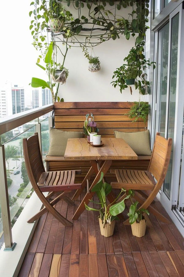 mẫu ban công đẹp cho nhà ống xinh xỉu