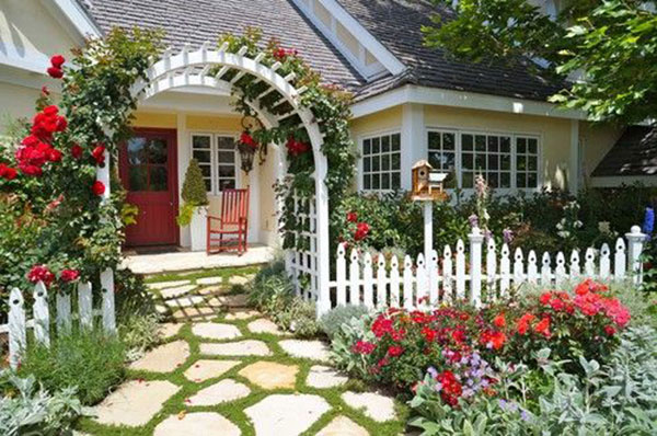 mẫu cổng biệt thự nhà vườn đẹp mê mẩn