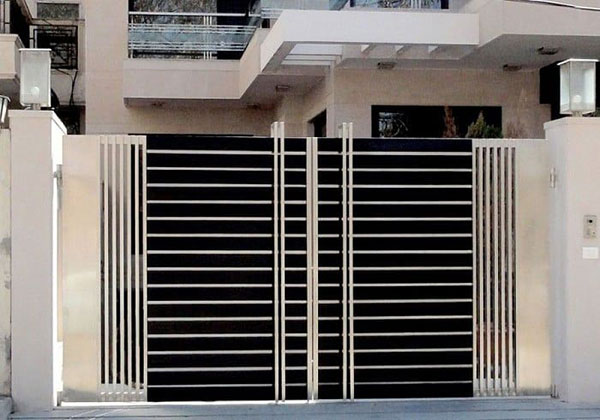 mẫu cổng sắt hộp 2 cánh đẹp nhất
