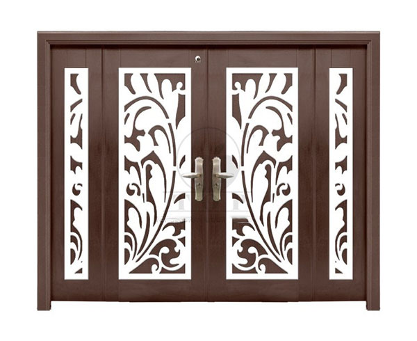 mẫu cửa cổng 4 cánh cnc hiện đại