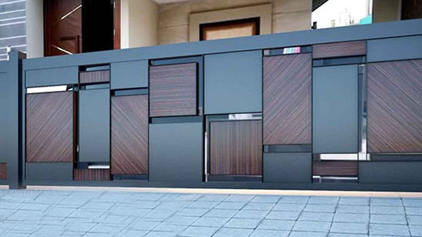 mẫu cửa cổng sắt lùa hiện đại